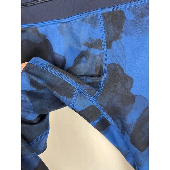 Lululemon wunder under jumbo inky floral legging size 6 - Picture 4 of 10